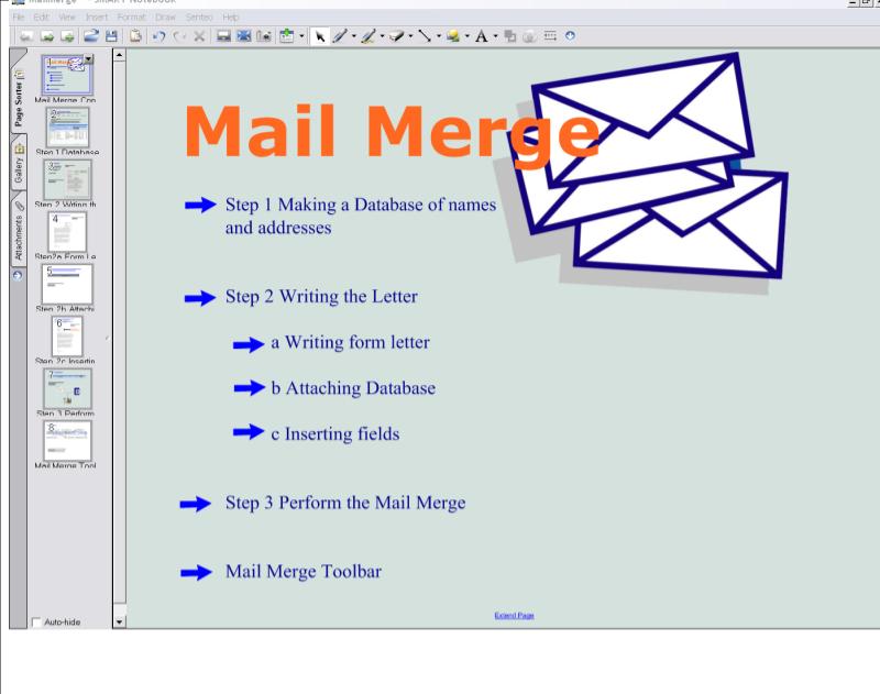 How to do a mail Merge for Labels