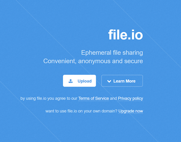 How to exchange files on the Internet anonymously