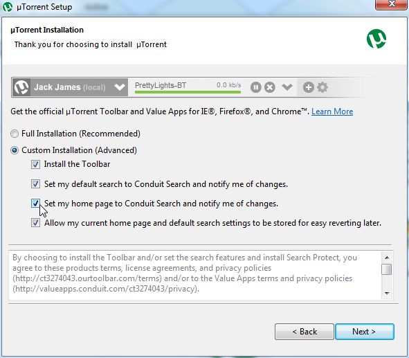 setting up utorrent for better privacy