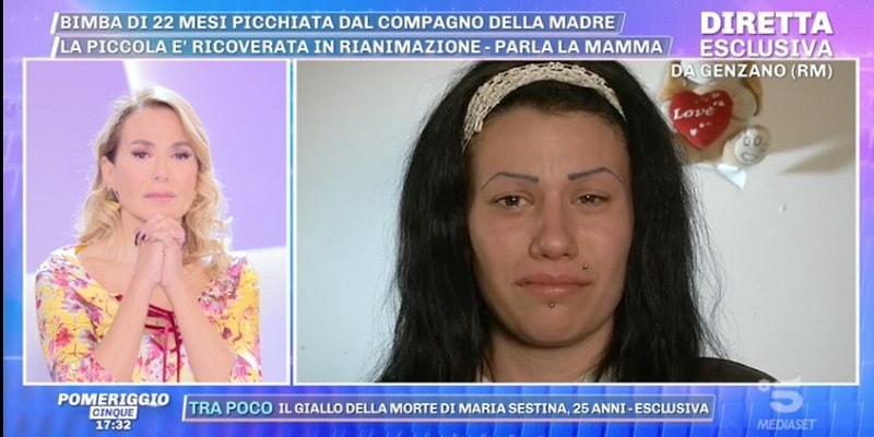 Sfoga il dolore dalla D’Urso: “L’ha colpita fino a che non ha smesso di respirare”