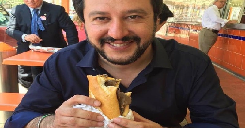 Salvini contro i vegani: “A me piace la porchetta”