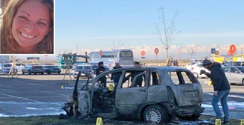 Vercelli, sperona l’auto della ex e le dà fuoco: la donna è grave