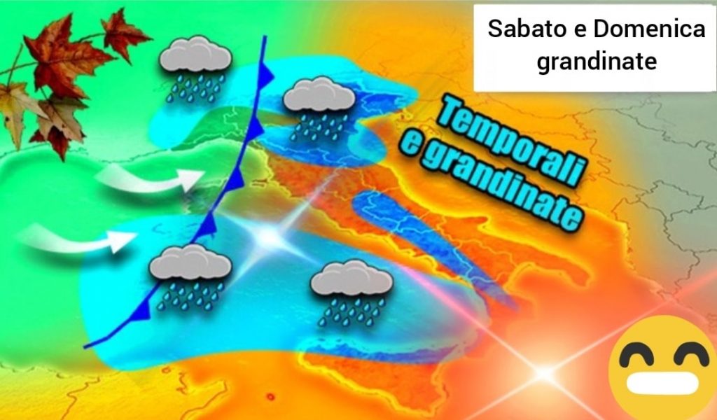 Meteo: Weekend, in arrivo un Vortice dalla Russia, previste nuovamente grandinate