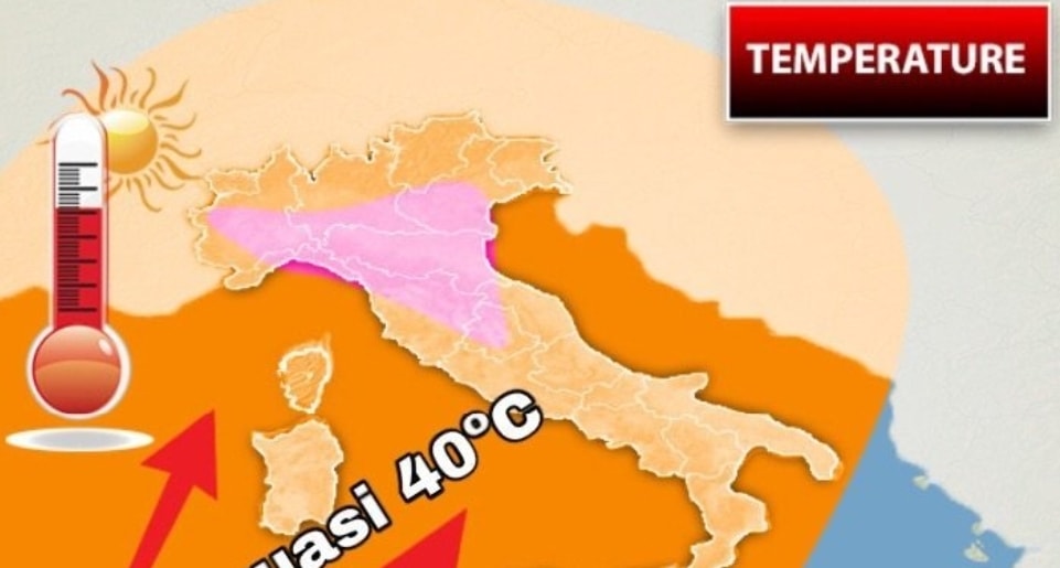 Meteo, torna il caldo: temperature a 40 gradi con l’aria rovente in arrivo dai deserti 