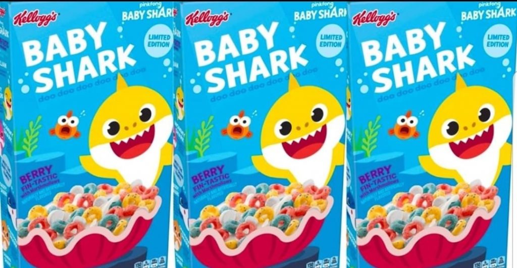 “Baby Shark” è appena diventato un cereale pieno di squali marshmallow