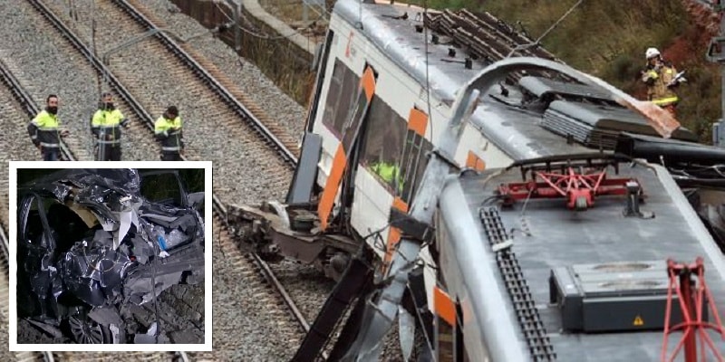 Scontro tra un treno e un auto, morta la mamma di 30 anni e i tre bambini