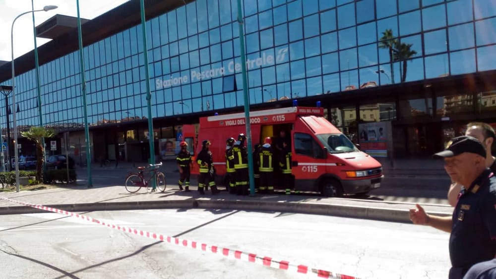 Paura in stazione: allarme BOMBA NUCLEARE a Pescara