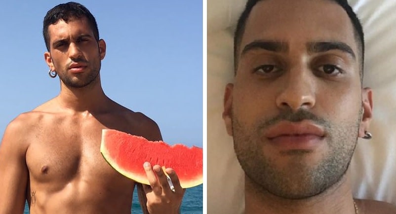 Mahmood si tuffa di testa ma sugli scogli: ferito