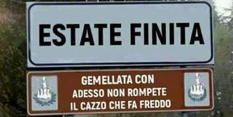 L’estate è finita, crollo termico di 10 gradi: piogge e temporali in arrivo