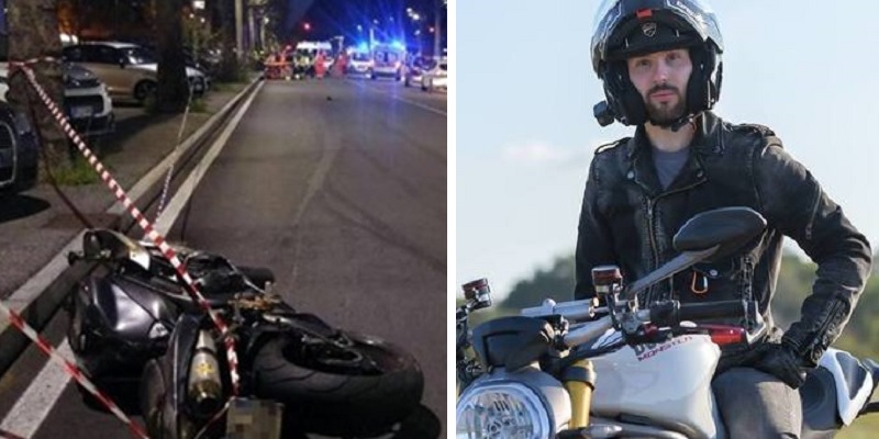 “Ma è mio figlio”, Christian muore in un incidente in moto: a trovarlo sulla strada è il padre