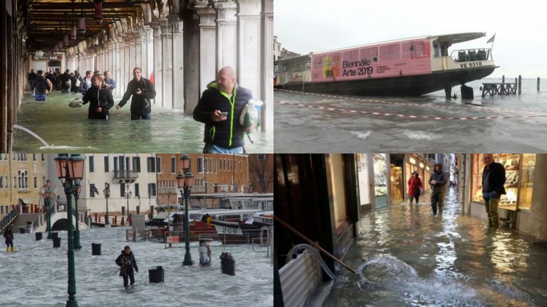 Venezia affonda, alle 23.35 previsto altro picco altissimo di marea