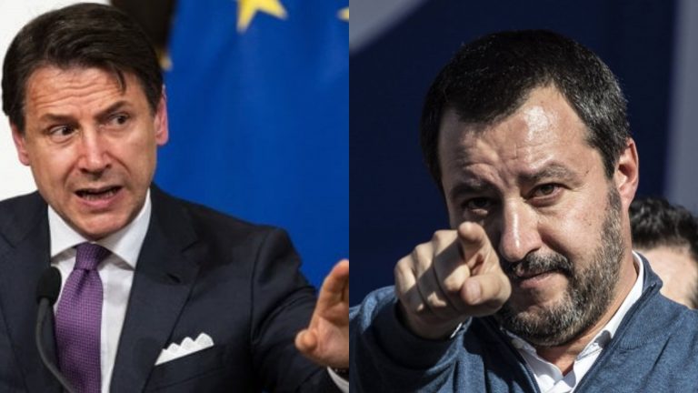 Matteo Salvini a valanga contro Conte: “Arrogante e uomo da poco, si vergogni”