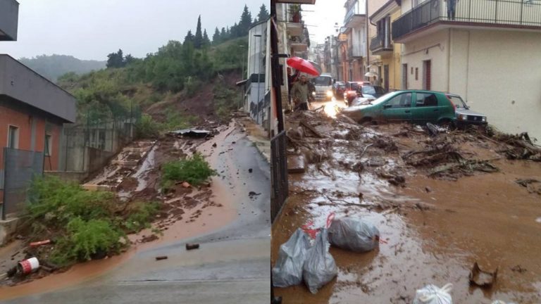 Italia, violentissima ondata di maltempo sulla città. Situazione disastrosa, persone tratte in salvo