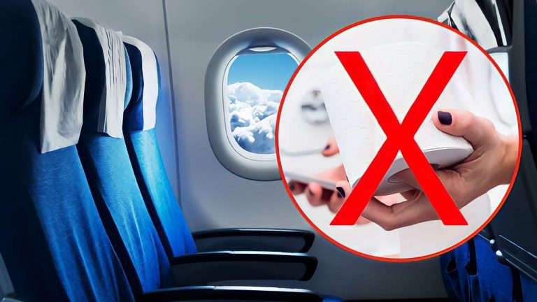 Non usate la carta igienica in aereo: è pericolosa | Altro che salmonella