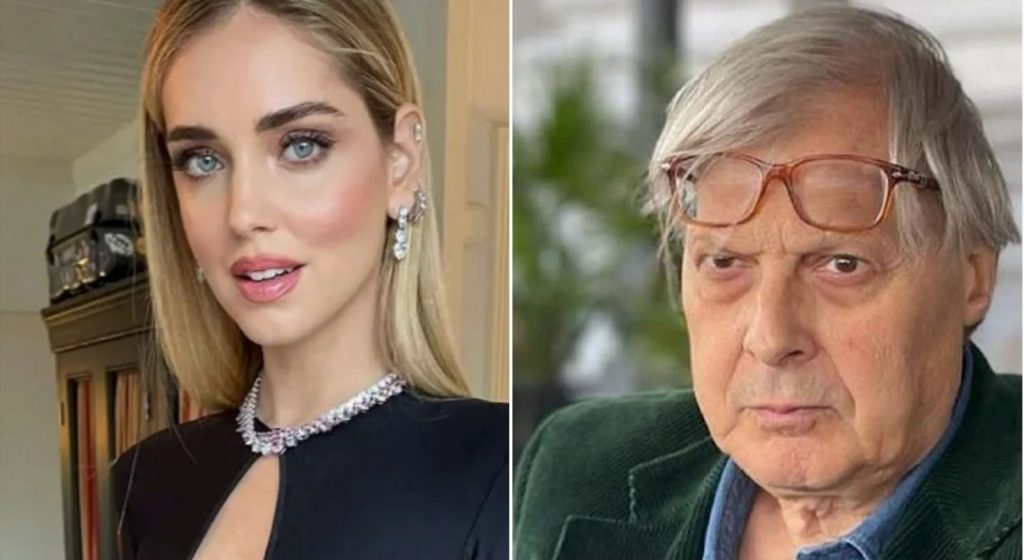 Vittorio Sgarbi contro Chiara Ferragni: “Vecchia befana con gli zatteroni e un mezzo marito”