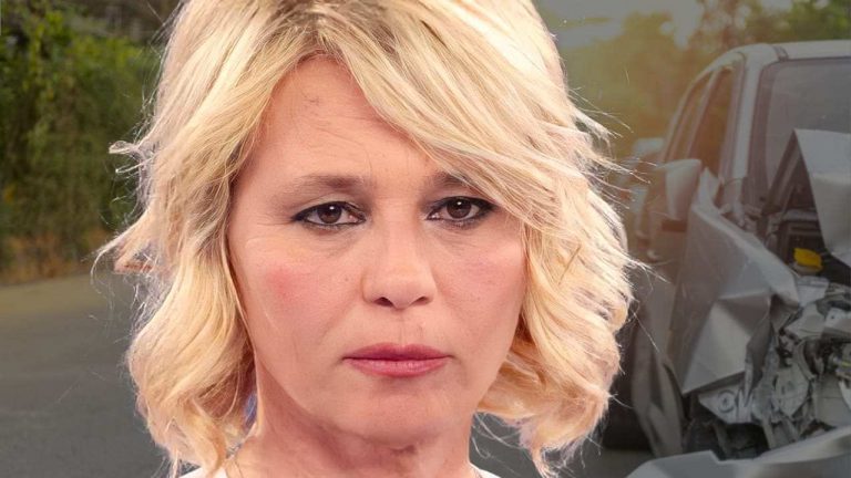 Maria De Filippi in ansia brutto incidente stradale per la dama