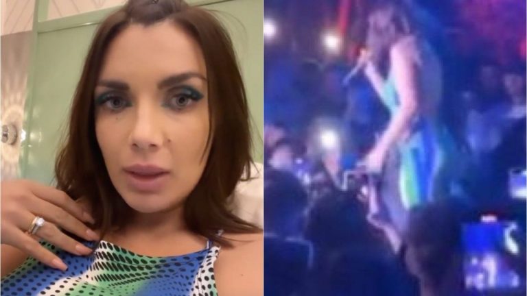 Hater insulta Elettra Lamborghini, lei ferma un’esibizione per cacciarlo: “Fuori dai cog***”