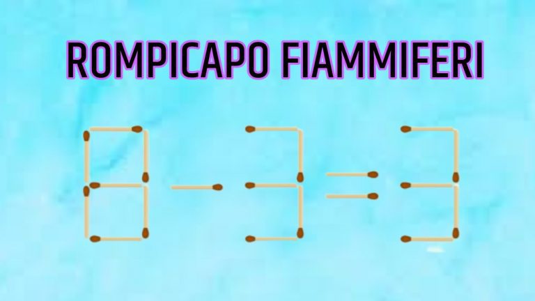 Rompicapo Fiammiferi difficile | 1 mossa e 3 soluzioni: scatena la tua abilità