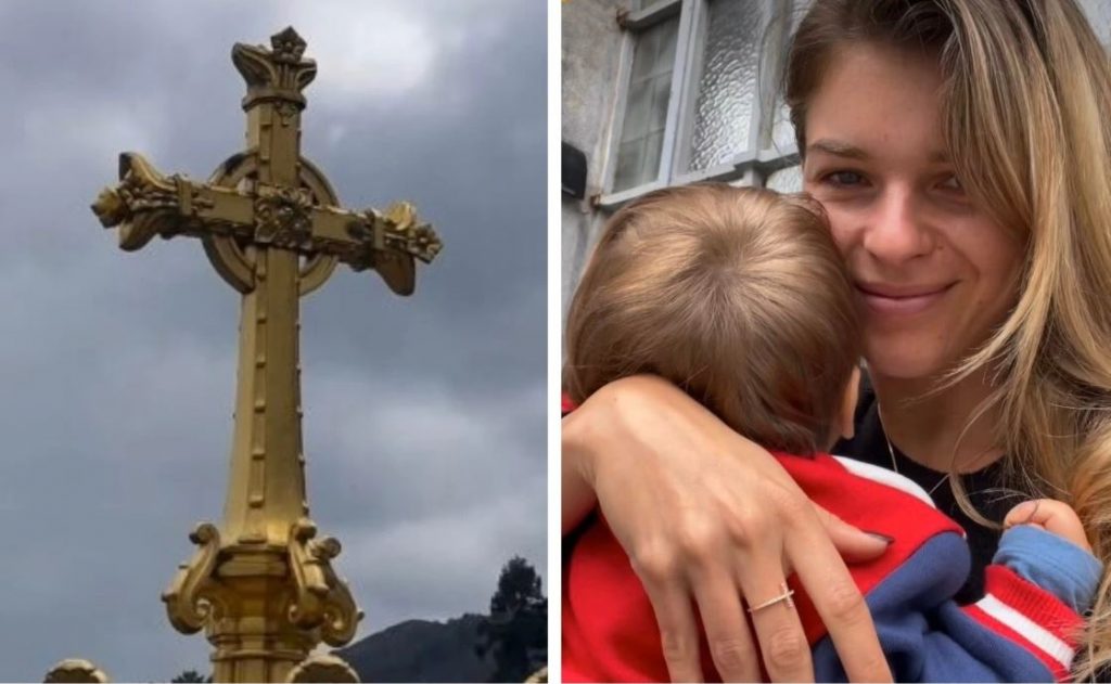 Kledi Kadiu, la moglie Charlotte a Lourdes con il figlio malato