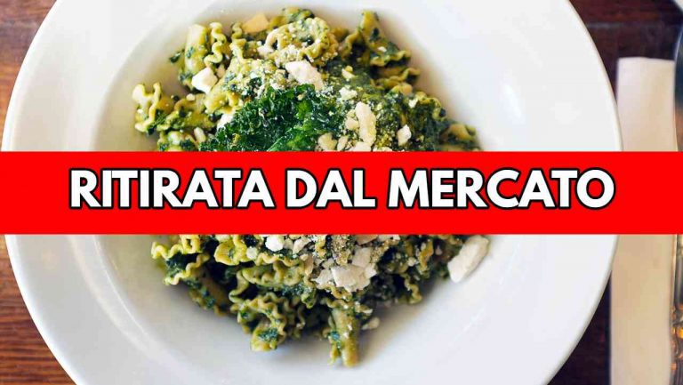 Pasta ritirata dal mercato | Controlla subito l’etichetta: pericolo allergie