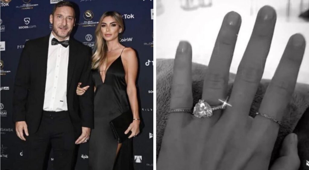 Totti e Noemi, un anello per un amore da 5 carati – Foto