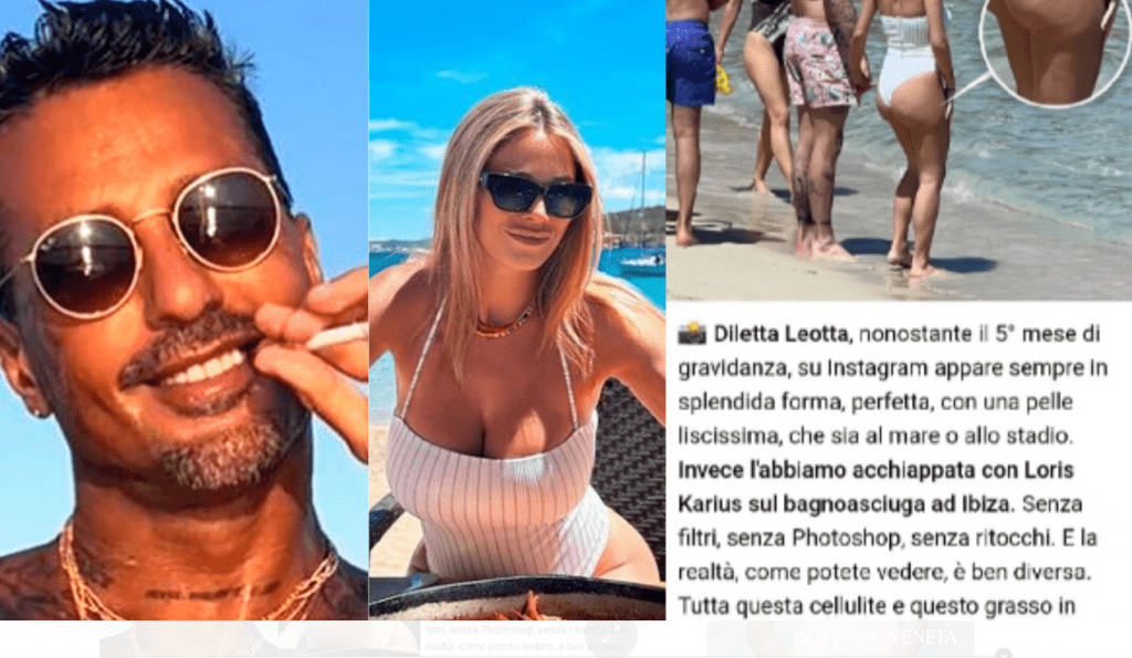 Fabrizio Corona contro Diletta Leotta incinta: «Perfetta in gravidanza? Tutta questa cellulite e grasso in eccesso sui social non c’è