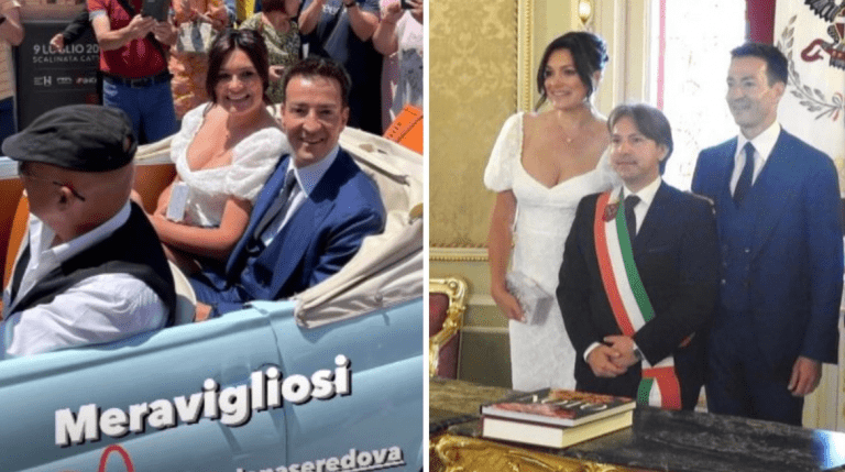 Alena Seredova e Alessandro Nasi si sono sposati: le foto del sì a Noto