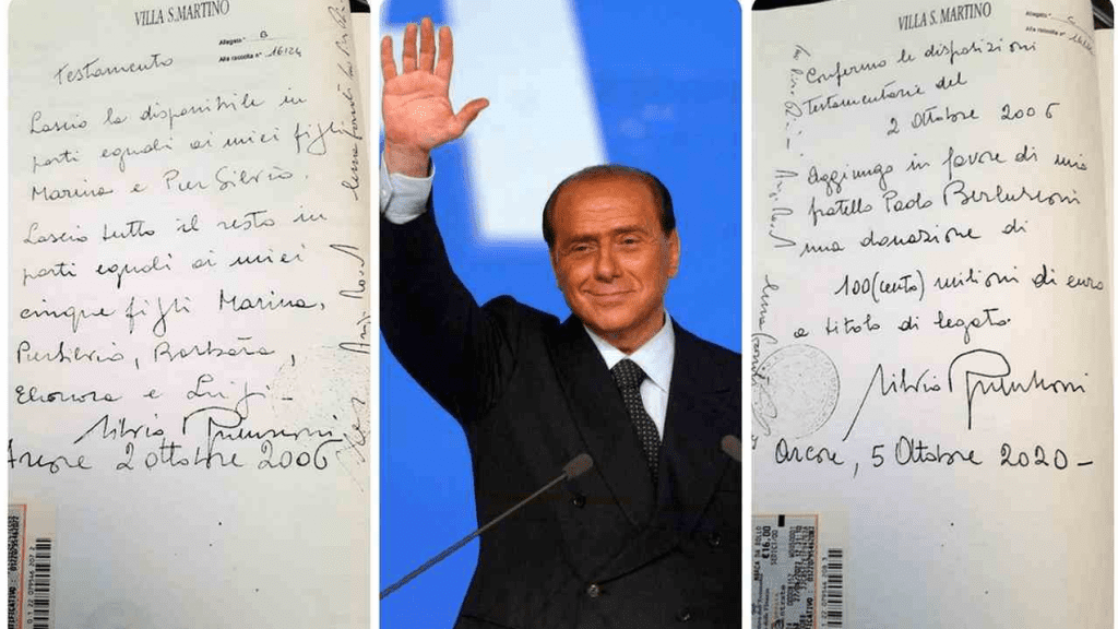 Testamento Berlusconi: scoperto un messaggio in codice che cambia tutto | I figli sono distrutti