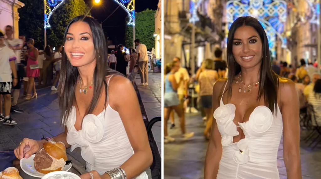 Elisabetta Gregoraci, bagno di folla a Noto: “Non mangiare troppo”…e lei replica così