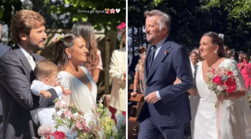 Christian De Sica, la figlia Maria Rosa ha sposato un architetto – Foto