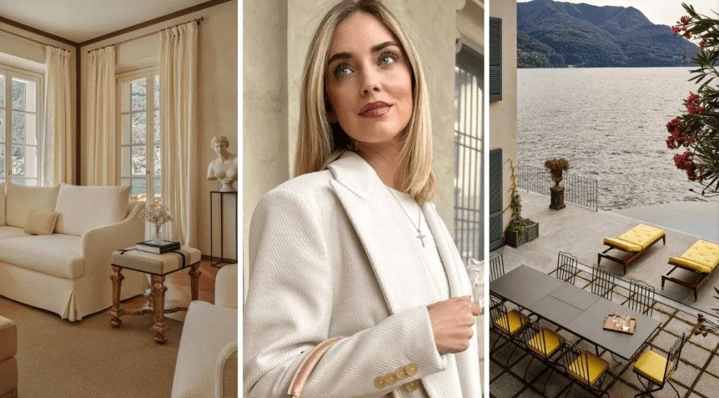 Villa Matilda, la nuova family house dei Ferragnez sul lago di Como è un sogno